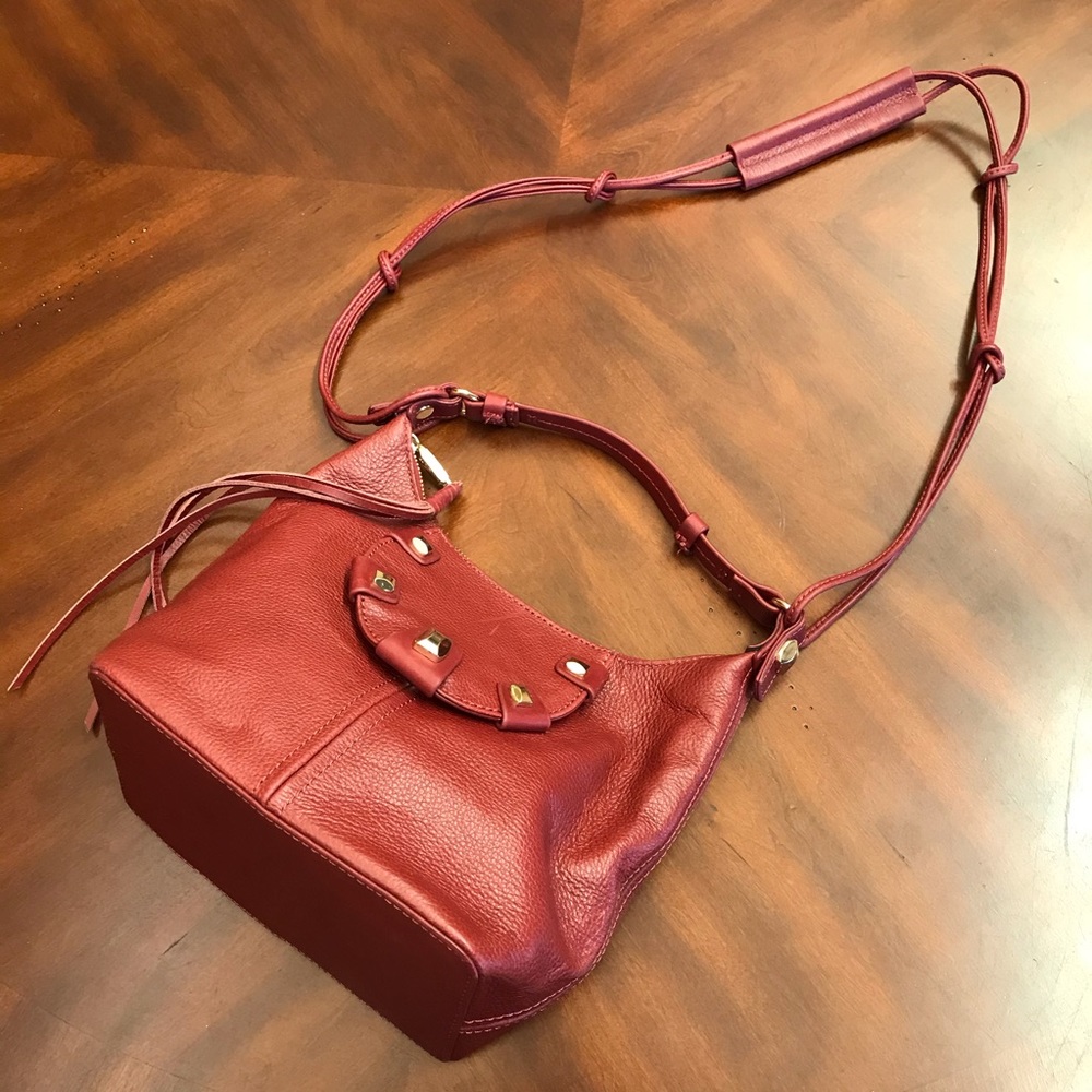Joe’s Oxblood Red Leather Handbag EUC